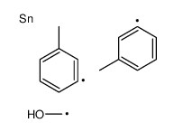 hydroxymethyl-bis(3-methylphenyl)tin Structure