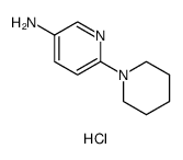 3-Pyridinamine, 6-(1-piperidinyl)-, dihydrochloride structure