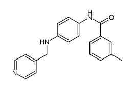 3-Methyl-N-{4-[(4-pyridinylmethyl)amino]phenyl}benzamide结构式