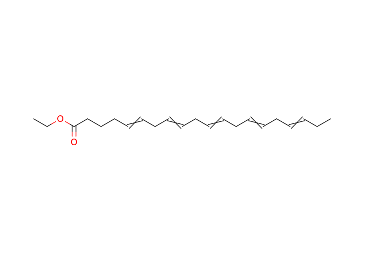 Eicosapentaenoic acid ethyl ester Structure