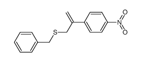 benzyl(2-(4-nitrophenyl)allyl)sulfane结构式