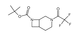 3-(2,2,2-Trifluoro-acetyl)-3,8-diaza-bicyclo[4.2.0]octane-8-carboxylic Acid Tert-Butyl Ester Structure