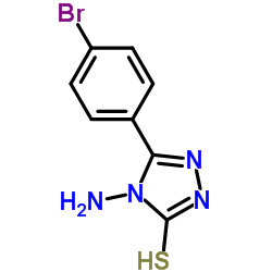 4-Amino-5-(4-bromophenyl)-2,4-dihydro-3H-1,2,4-triazole-3-thione picture