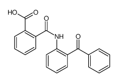 Benzoic acid, 2-[[(2-benzoylphenyl)amino]carbonyl] Structure