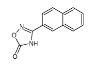 3-(naphthalen-2-yl)-1,2,4-oxadiazol-5(4H)-one Structure