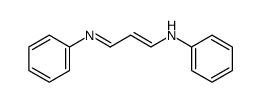 N-((1E)-3-(phenylimino)prop-1-enyl)benzenamine hydrochloride Structure