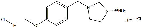 (R)-1-(4-Methoxybenzyl)pyrrolidin-3-amine dihydrochloride Structure
