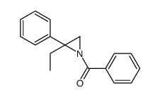 (2-ethyl-2-phenylaziridin-1-yl)-phenylmethanone结构式