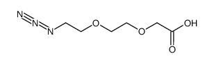 Azido-PEG2-CH2COOH Structure