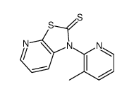 1-(3-methylpyridin-2-yl)-[1,3]thiazolo[5,4-b]pyridine-2-thione结构式