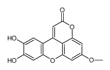 9,10-dihydroxy-5-methoxy-2H-pyrano[2,3,4-kl]xanthen-2-one structure