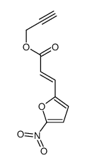 prop-2-ynyl 3-(5-nitrofuran-2-yl)prop-2-enoate结构式