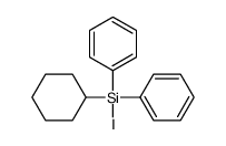 cyclohexyl-iodo-diphenylsilane Structure