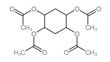 (2,4,5-triacetyloxycyclohexyl) acetate structure