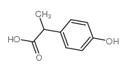 2-(4-hydroxyphenyl)propionic acid Structure