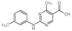 4-Methyl-2-[(3-methylphenyl)amino]pyrimidine-5-carboxylic acid picture