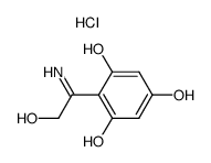 2-hydroxy-1-(2,4,6-trihydroxy-phenyl)-ethanone-imine, hydrochloride Structure