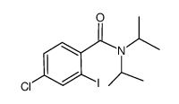 4-chloro-2-iodo-N,N-diisopropylbenzamide结构式