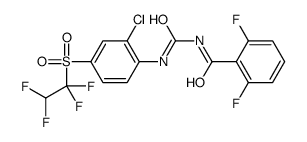 N-[[2-chloro-4-(1,1,2,2-tetrafluoroethylsulfonyl)phenyl]carbamoyl]-2,6-difluorobenzamide Structure