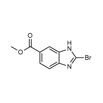 Methyl 2-bromo-1H-benzimidazole-6-carboxylate Structure