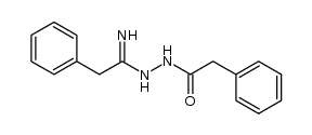 2-phenyl-N'-(2-phenylethanimidoyl)acetohydrazide Structure