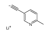 lithium,5-ethynyl-2-methylpyridine Structure