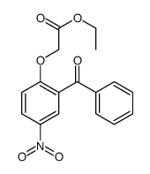 ethyl 2-(2-benzoyl-4-nitrophenoxy)acetate Structure