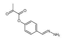 (4-methanehydrazonoylphenyl) 2-oxopropanoate结构式