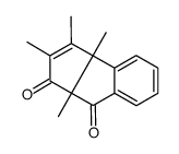 1,2,3a,8b-tetramethylcyclopenta[a]indene-3,4-dione结构式