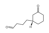 (S)-4-(3-oxocyclohexyl)butanal Structure