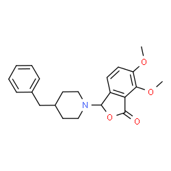 3-(4-Benzyl-1-piperidinyl)-6,7-dimethoxy-2-benzofuran-1(3H)-one structure