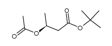 (S)-tert-butyl 3-acetoxybutanoate结构式