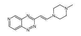 3-<2-(4-methyl-1-piperazinyl)ethenyl>pyrido<3,4-e>-1,2,4-triazine Structure