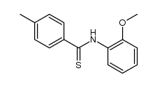 2'-methoxy-4-methylbenzothioanilide结构式