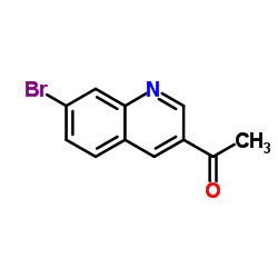 1-(7-bromoquinolin-3-yl)ethanone Structure