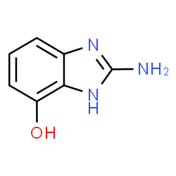 2-氨基-1H-苯并[d]咪唑-7-醇结构式