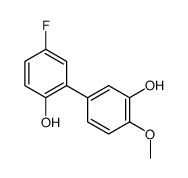 5-(5-fluoro-2-hydroxyphenyl)-2-methoxyphenol Structure