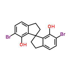 (R)-6,6'-Dibromo-2,2',3,3'-tetrahydro-1,1'-spirobi[indene]-7,7'-diol picture