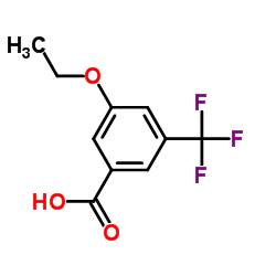 3-Ethoxy-5-(trifluoromethyl)benzoic acid structure