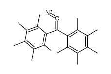 Bis(pentamethylphenyl)cyanomethyl Structure