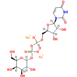 udp-alpha-d-galactose disodium salt Structure