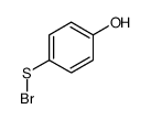 (4-hydroxyphenyl) thiohypobromite Structure