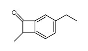 5-Ethyl-2-methylbenzocyclobuten-1(2H)-one Structure