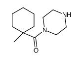 (1-methylcyclohexyl)-piperazin-1-ylmethanone Structure