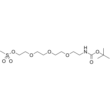 T-Boc-n-amido-peg4-ms picture