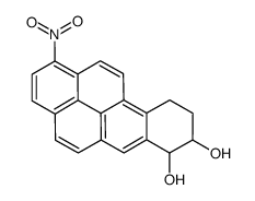 1-nitro-7,8,9,10-tetrahydrobenzo[a]pyrene-7,8-diol Structure