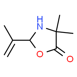 5-Oxazolidinone,4,4-dimethyl-2-(1-methylethenyl)-(9CI)结构式