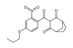 3-(2-nitro-4-propylsulfanylbenzoyl)bicyclo[3.2.1]octane-2,4-dione结构式