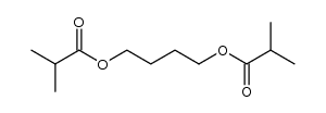 butane-1,4-diyl bis(2-methylpropanoate) Structure