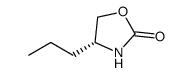 (4R)-4-Propyl-2-oxazolidinone structure